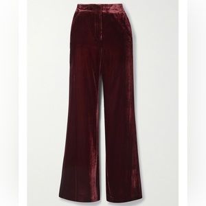 Veronica Beard Lebone velvet flared pant - Size 6